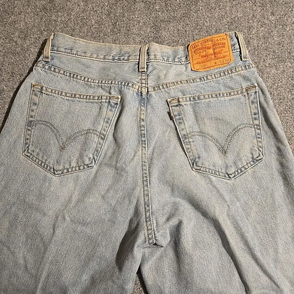 Vintage Levis 560 Jeans Mens 32x32 Blue Loose Fit Y2K 2004 Comfort Fit